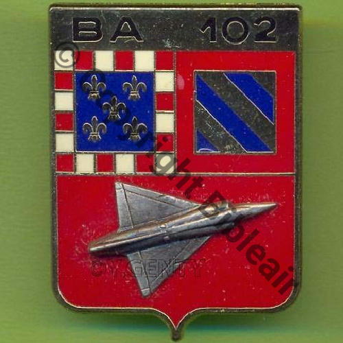A1175NH BA102 DIJON M.III.E  De Griffes et butees Dos irreg scintillant Avion rivete Src.Y.GENTY 11Eur02.06
